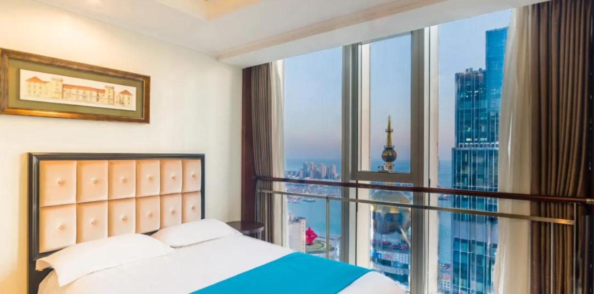 Qingdao Jinshan We+ Holiday Apartment Экстерьер фото